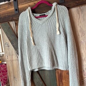 Cozy Knit V-Neck Sweater - Cream
